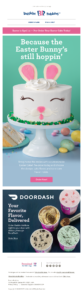 easter cakes email